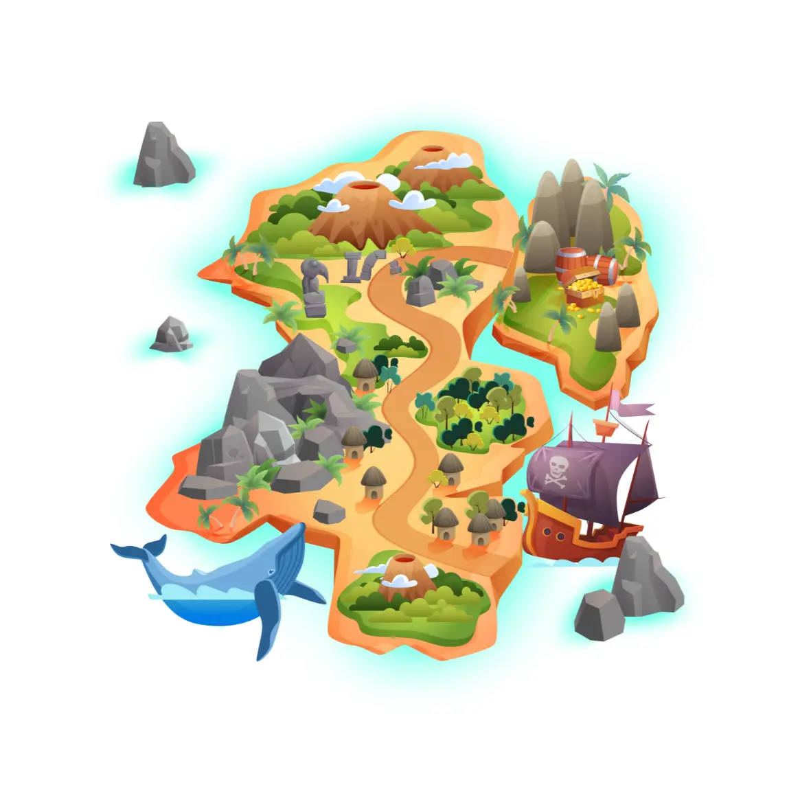 Free Fire Game Arial map view